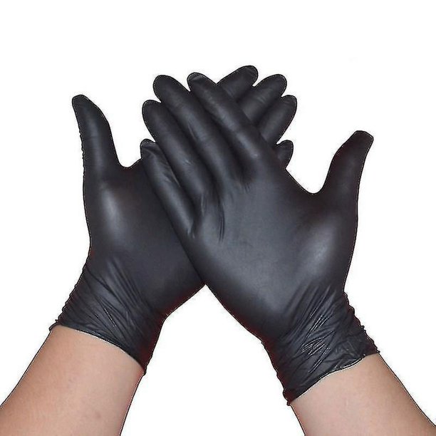 MATERIAL SANITARIO : Guantes de Latex Negros