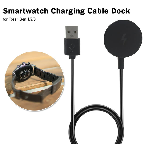Cargador de reloj inteligente Cable de carga USB Reemplazo magnético, para  reloj (negro)
