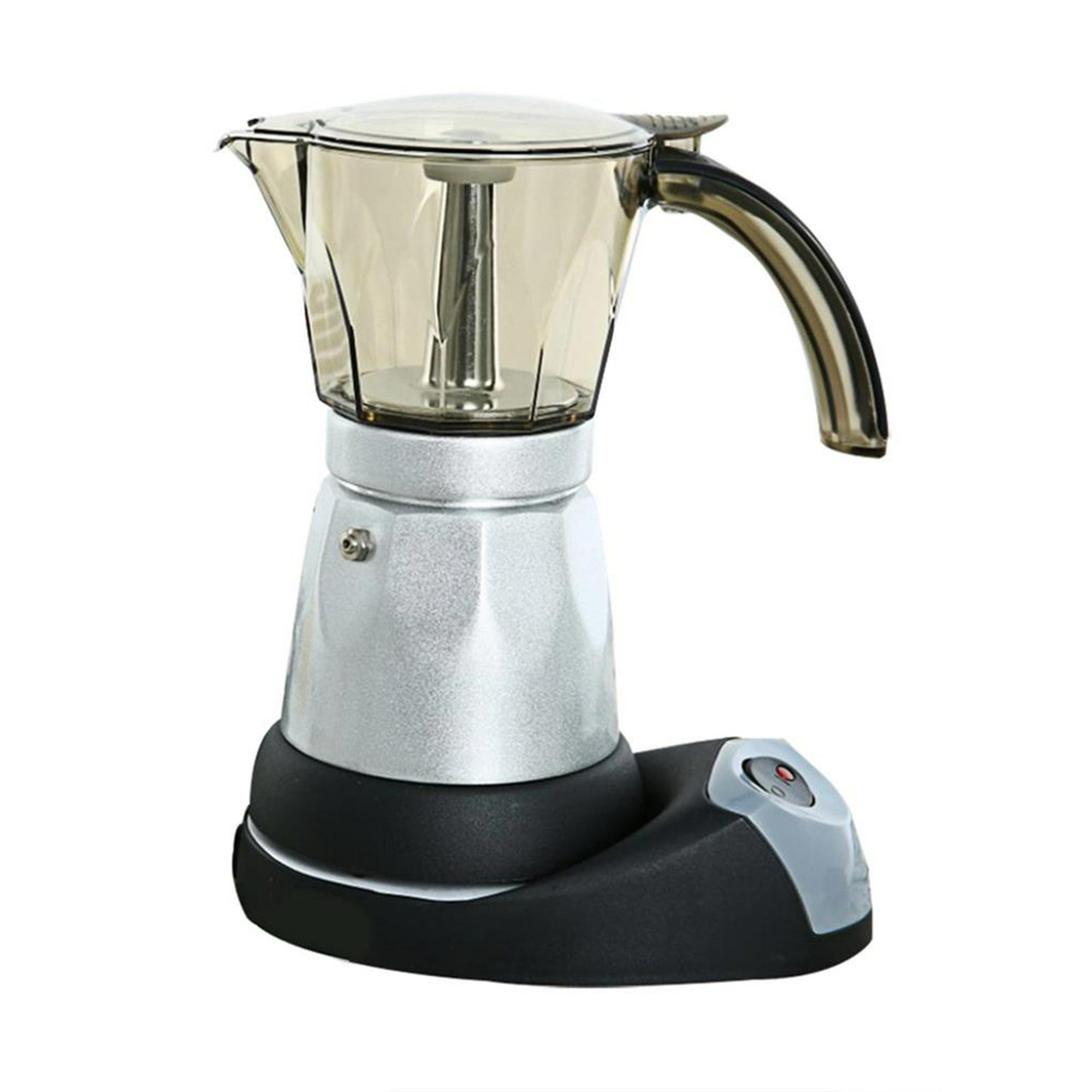 Injueey Cafetera de aluminio de 300ml, percolador de café italiano