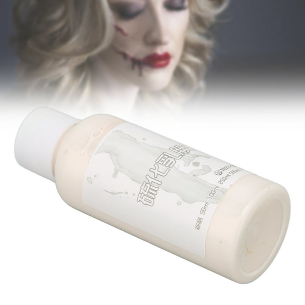 Maquillaje de látex líquido para Halloween, maquillaje de látex líquido  transparente para ancianos, maquillaje de látex líquido para cicatrices  faciales, 50ML - AliExpress