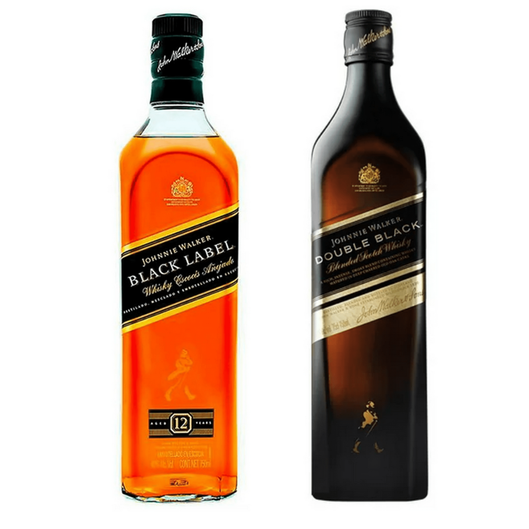 PAQUETE DE WHISKY JOHNNIE WALKER DOUBLE BLACK LABEL 750ML / WHISKY