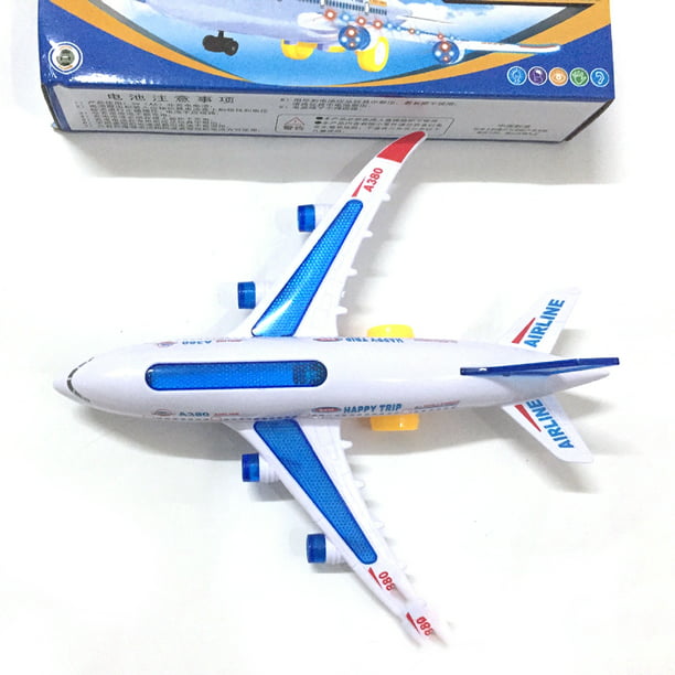 Avión de juguete para niños, aviones para niños pequeños, juguetes con  sonido y luz, mini camión de juguete para introducir conocimiento  aeronáutico