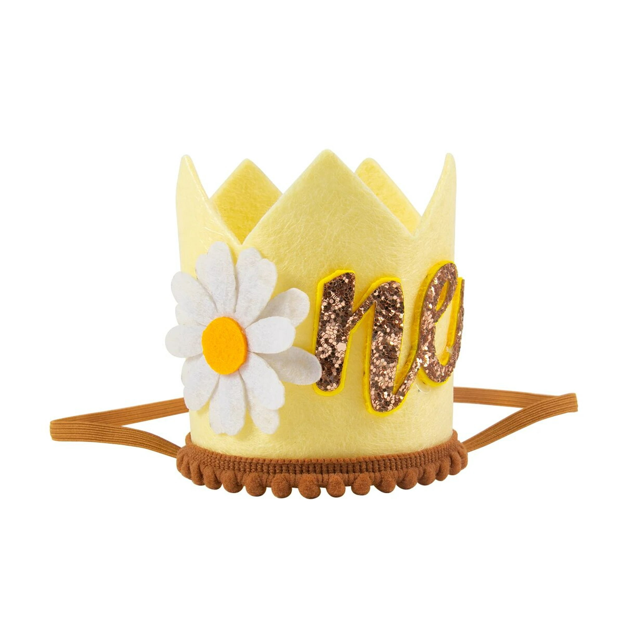 Sombrero de fiesta de cumpleaños de bebé, diadema de corona de princesa,  decoraciones de cumpleaños de 1 año, 2 años, 3 años, suministros de fiesta  para niños - AliExpress