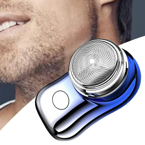 Máquina De Afeitar Eléctrica Para Hombres Mini Afeitadora Portátil  Recargable Coche Viaje Profesional Depilación Facial Cuidado Corporal
