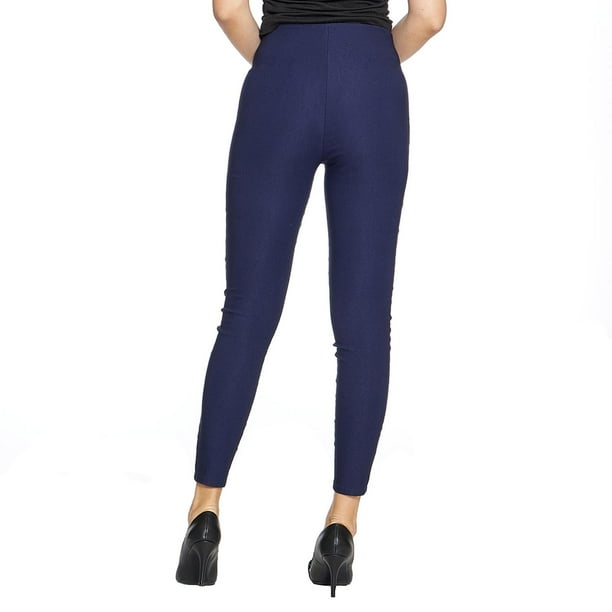 Pantalón Para Mujer Súper Skinny Liso Básico Moda Casual Formal Color Marino  330724 azul marino CH INCÃ“GNITA 330724