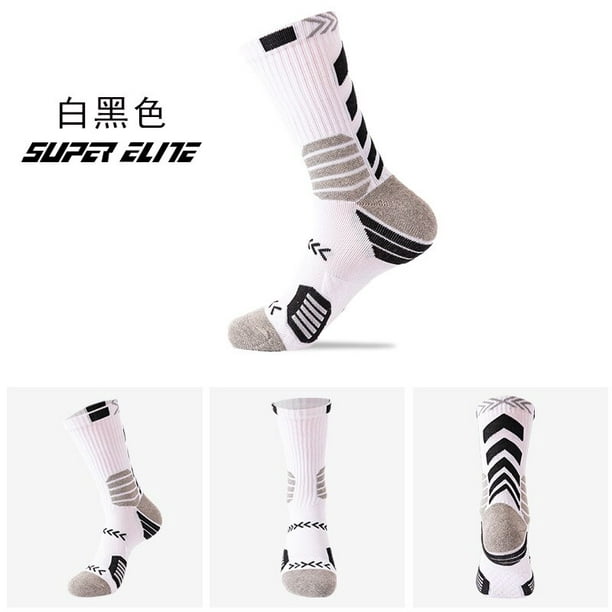 Calcetines de baloncesto Elite de tubo largo para hombre, medias deportivas  profesionales de algodón, con fondo de toalla de Color de contraste, para  correr, SKG007 en unisex