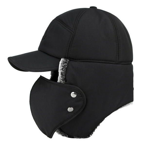 Gorras de béisbol con protección para los oídos para hombre, gorro cálido  ajustable con diseño de