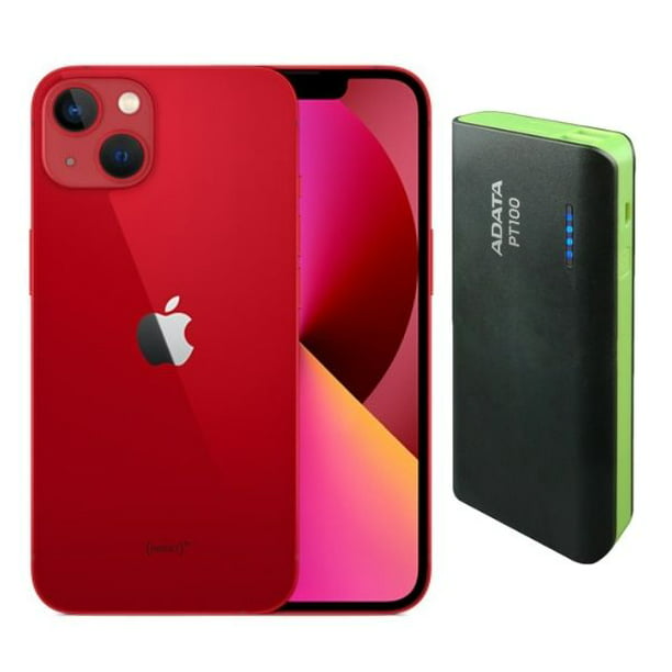 iPhone 13 Mini 64GB Reacondicionado Rojo + Power Bank 10,000mah Apple iPhone  MLHP3LL/A
