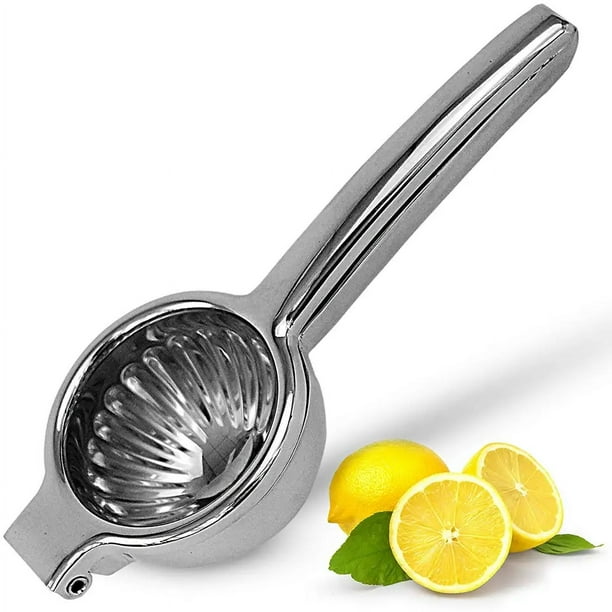  Exprimidor manual de limón, prensa de mano con asas de jugo de  cítricos, exprimidor manual resistente con tazón grande para naranjas,  limones, cítricos : Hogar y Cocina