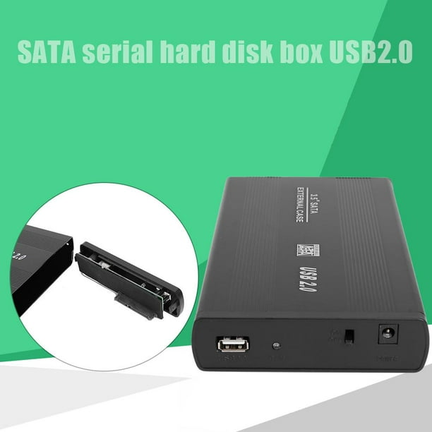 Caja de disco duro SSD de puerto USB 2.0 a SATA de 3,5 pulgadas Caja de disco duro externo de 480 Mb Likrtyny | en línea