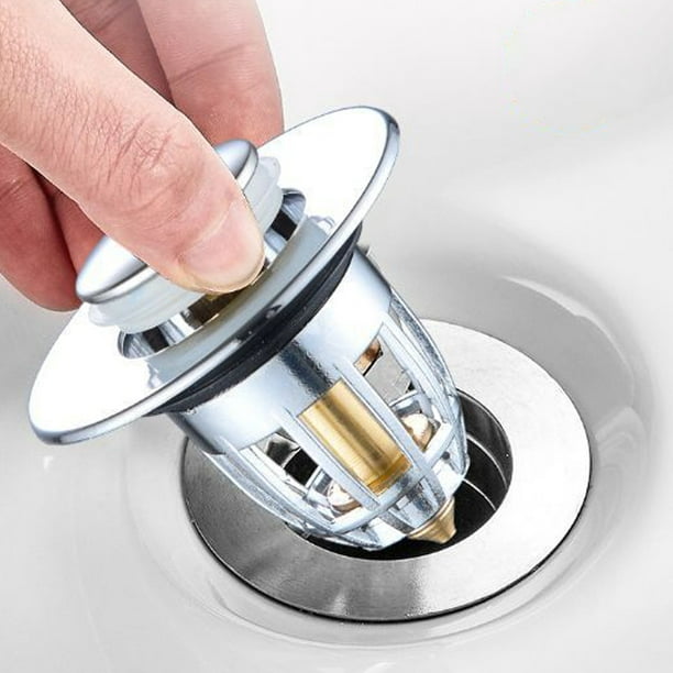 Lavabo universal Cabeza de agua Tapón de fugas Filtro de lavabo de cobre  tipo push