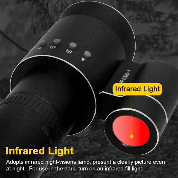 Cursor de cruce monocular Visiones nocturnas digitales para caza infrarroja  Uso nocturno diurno Visión nocturna 500