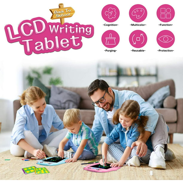 Juguetes Educativos para Niños de 3 a 6 Años, Tableta de Escritura