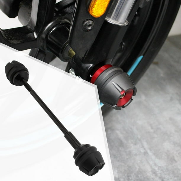 Protector de choque deslizante de marco de rueda de horquilla delantera Negro Sharpla enlace de la barra estabilizadora