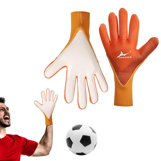 Guantes de portero de fútbol para niños, niños, jóvenes, guantes de portero  de fútbol con agarres fuertes