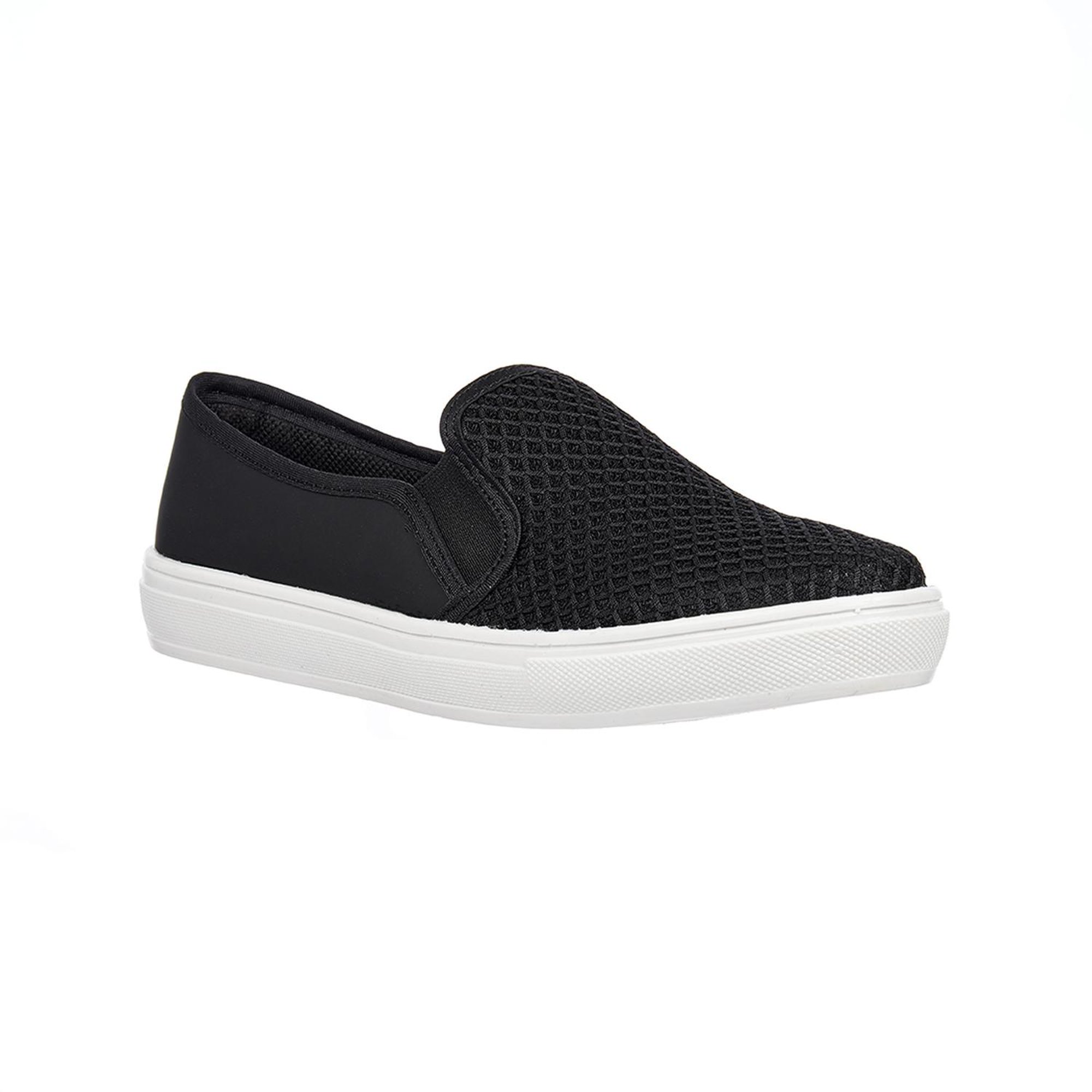 IncÃ Gnita Tenis De Descanso Slip On Para Mujer Textil Negro Confort Casual 088d0h Negro 23 8591