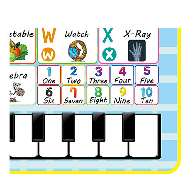  NARRIO Juguetes educativos para niños de 2, 3 y 4 años, gráfico  interactivo de pared del alfabeto, póster de aprendizaje ABC para niños de  2 a 5 años, regalos de cumpleaños
