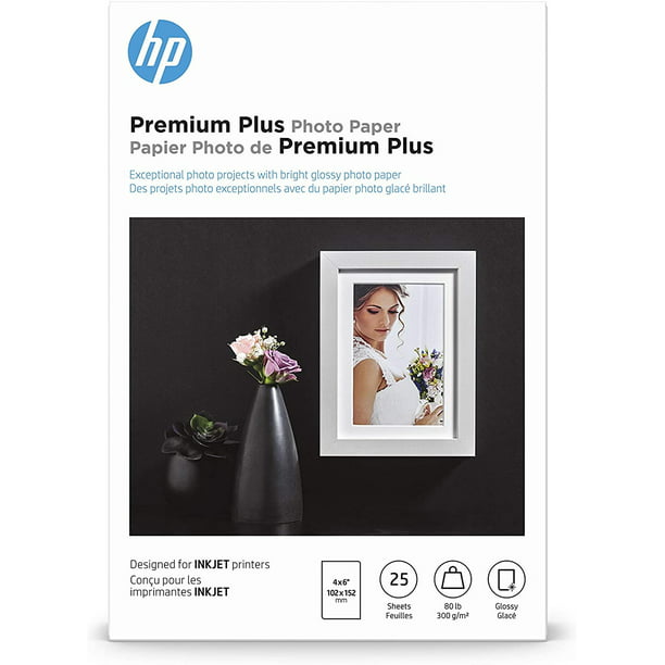 Papel fotográfico brillante HP Everyday: 100 hojas/4 x 6 pulgadas