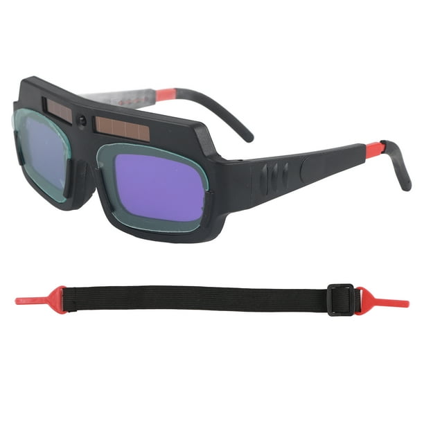 Gafas de seguridad protección para soldador Gafas de soldadura Solar Auto  Oscurecimiento Ajustable para soldadura de acero para corte para soldadura  con gas