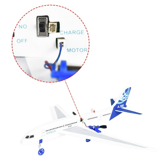 Planeador de control remoto 2.4G Juguete para niños al aire libre Control  inalámbrico Avión Avión Juguete para niños Inevent EL000025-00B