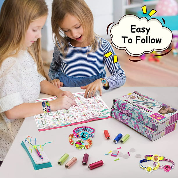 juguetes artesanales y regalos para niñas de 5 6 7 8 9 10 11 12 13 años,  cuerda de pulsera y activid oso de fresa Electrónica