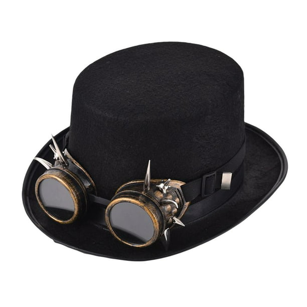 ▷ Sombrero con Gafas Steampunk ⚙️ - ⭐Miles de Fiestas⭐ - 24 H ✓
