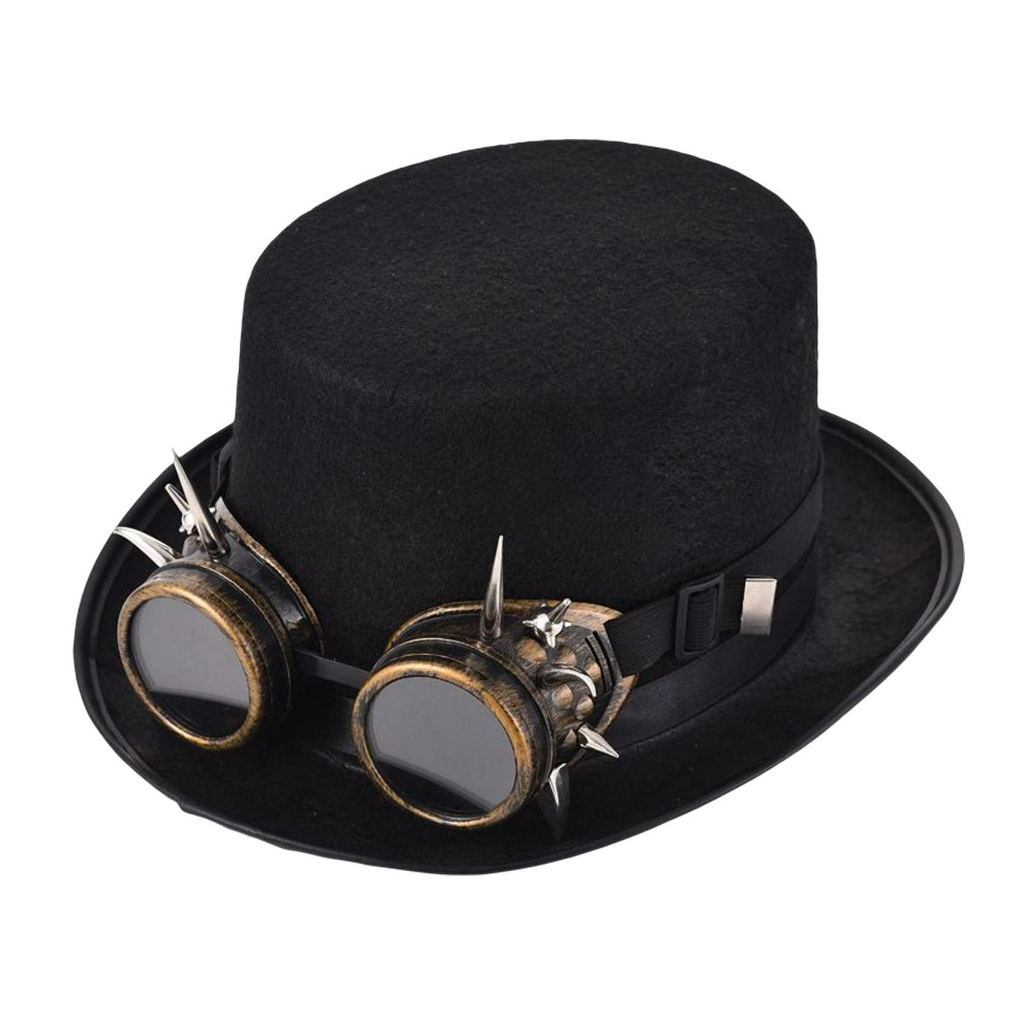Tigerdoe Disfraces de Halloween Steampunk – Sombrero Steampunk con gafas –  Accesorios Steampunk – Disfraz de caballero (juego de 6 piezas Steampunk)