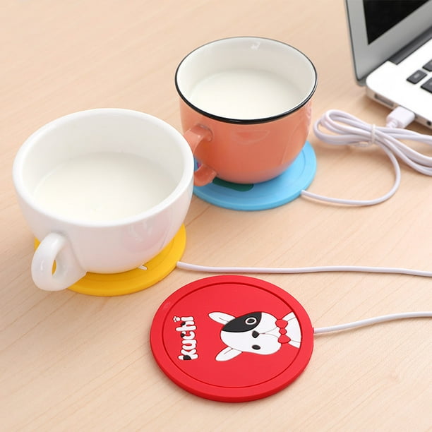 Mini calentador de taza portátil USB, almohadilla calefactora para taza de  café de 3 velocidades, placa caliente termostática inteligente, almohadilla  calentadora de agua para té de la leche, 1 ud. – Los
