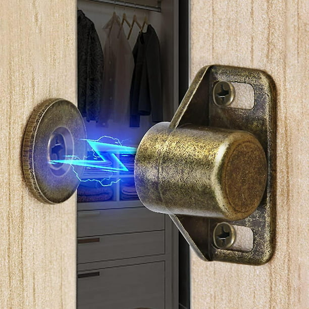 Cierre magnético para puerta de armario con imán para cierre de puerta de  armario, color verde bronce Sincero Electrónica