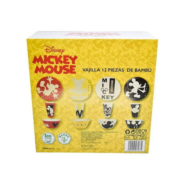 Vajilla Rsxxi Fun Kids Mickey Mouse 12 Piezas