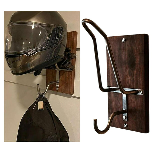 Soporte de pared para casco de motocicleta perchero para casco de