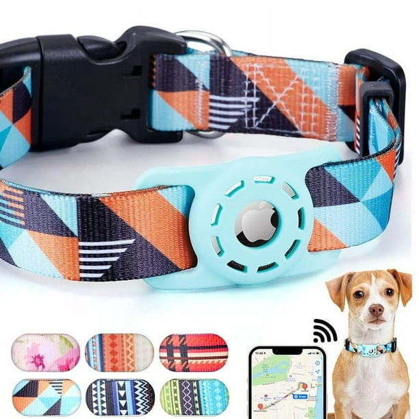 AirTag - Collar para perro (L, azul) : : Productos para mascotas