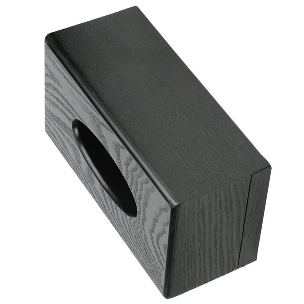 Performore Caja de pañuelos de bambú – Caja de pañuelos faciales  rectangular de madera resistente al agua – Caja de pañuelos de madera de  10.6 x 6.1 x