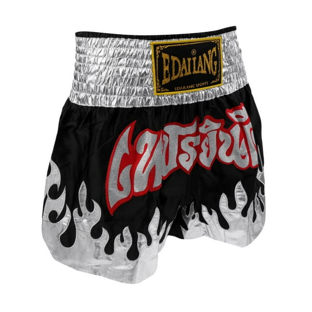  Muay Thai - Pantalones cortos de boxeo para mujer, de