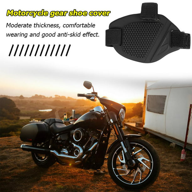  Protector de zapatos de motocicleta, antideslizante, ligero,  protector de palanca de cambios de motocicleta para accesorios de moto :  Automotriz