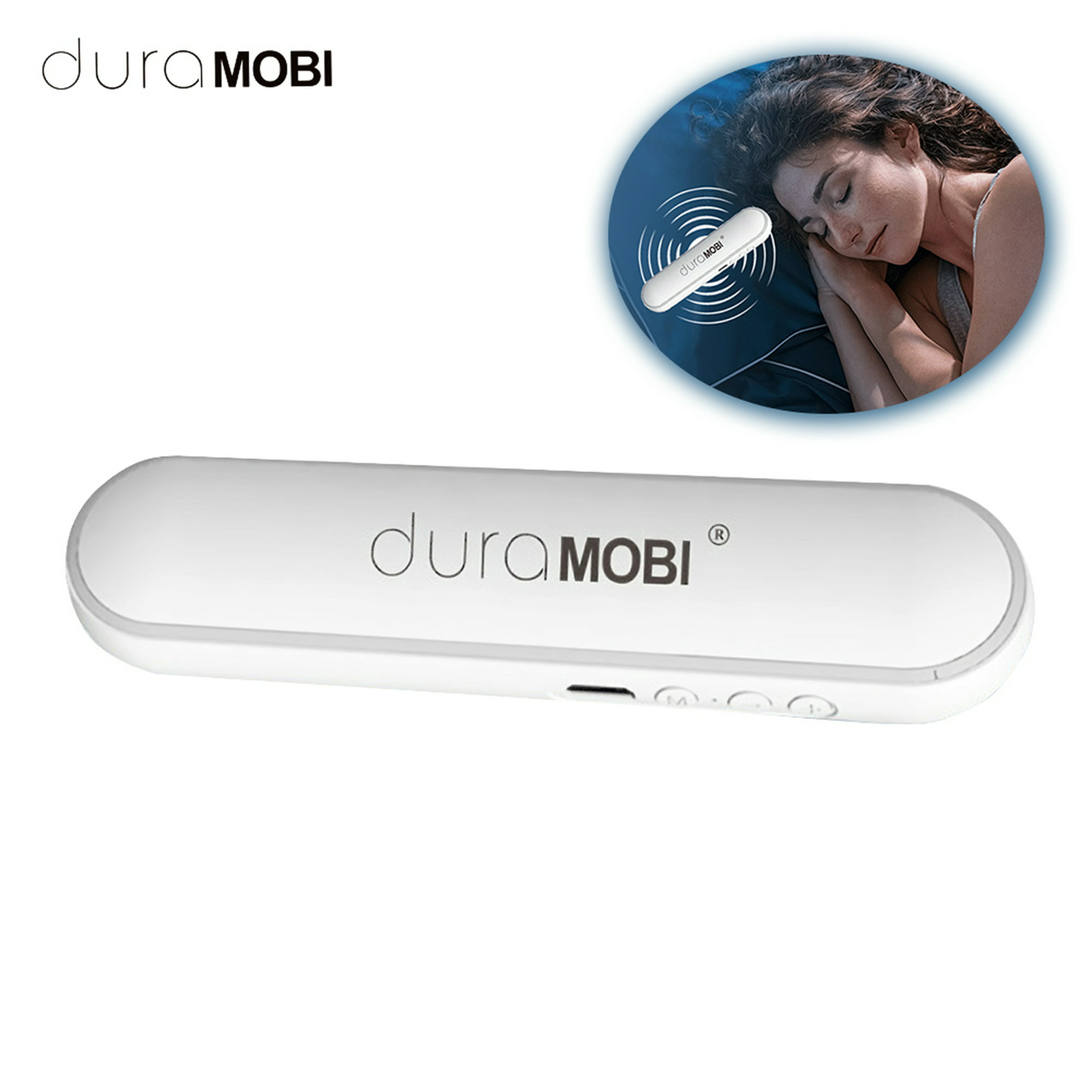 Dura Mobi-altavoz de conducción ósea, almohada para dormir, Bluetooth 5,0,  Mini caja de sonido con micrófono, temporizador, reproducción de música