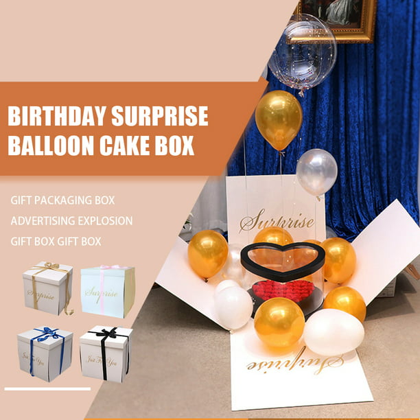 Caja sorpresa de regalo dulce para fiesta de cumpleaños de boda, cajas de  embalaje de recuerdo, caja Matsuzay HA081335-01