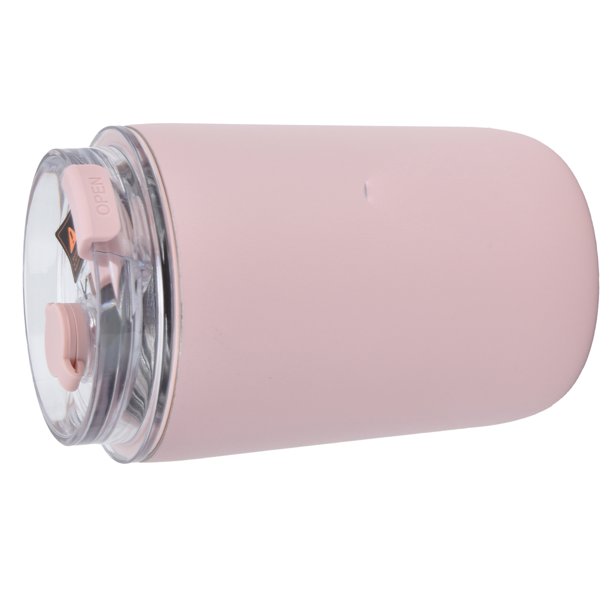 Nuevo termo matraz taza de café engrosado coche grande termo taza de viaje termo  taza termo taza para regalos matraz de vacío (380ml rosa)