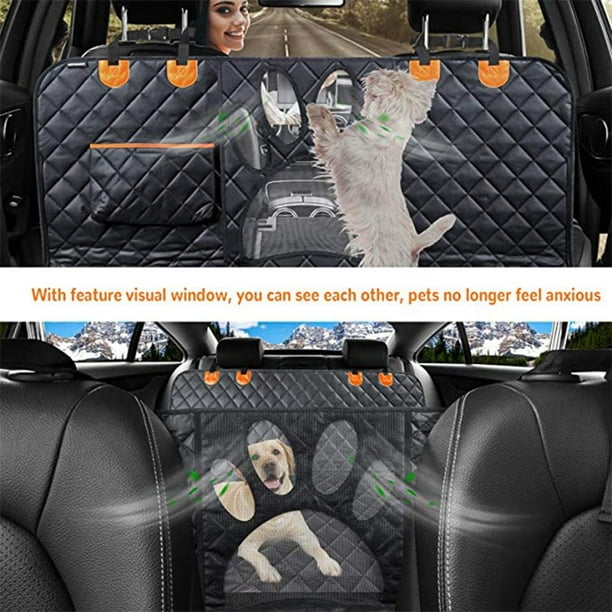 Cubierta del asiento del coche del perro para el asiento trasero para los  coches
