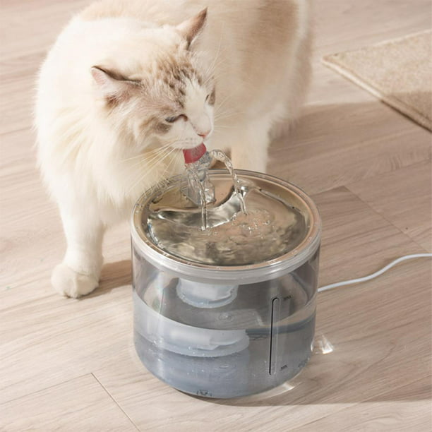Fuente de agua automática para , acero inoxidable , 2.6L, interior, , , perros, sensor, dispensador para beber, cuenco Salvador Cuenco de bebida para gatos