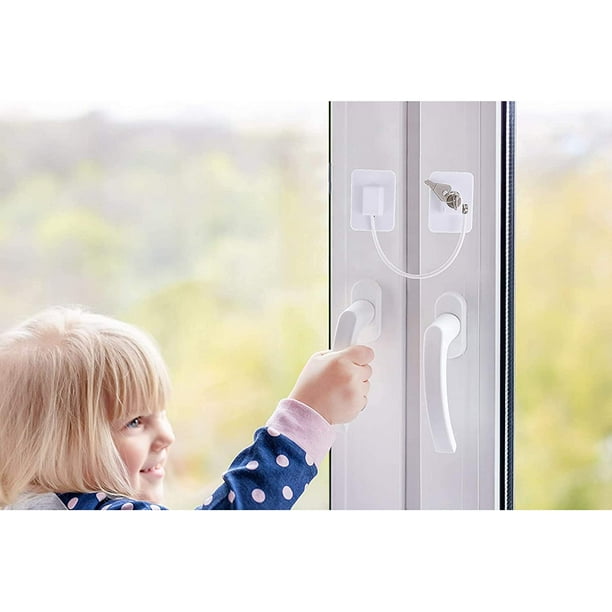 Seguridad de ventanas y closets para niños: [x3 PIEZAS] + BONUS