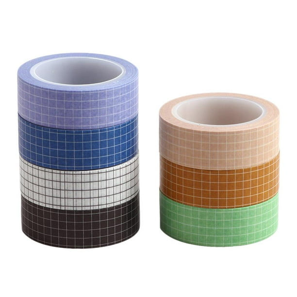 Washi Tape Set Colección Colorida de Cintas Adhesivas Decorativas de Papel  para Manualidades Sunnimix cinta adhesiva decorativa