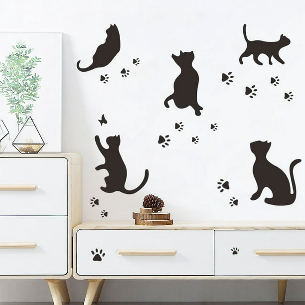 Vinilos muebles gatos  adhesivos decorativos