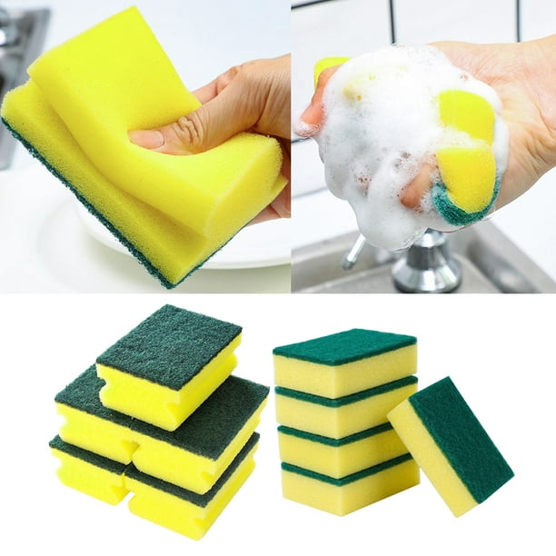 Esponja de limpieza de alta fricción esponja para lavar platos esponja de  celulosa fuerte absorción ANGGREK Otros