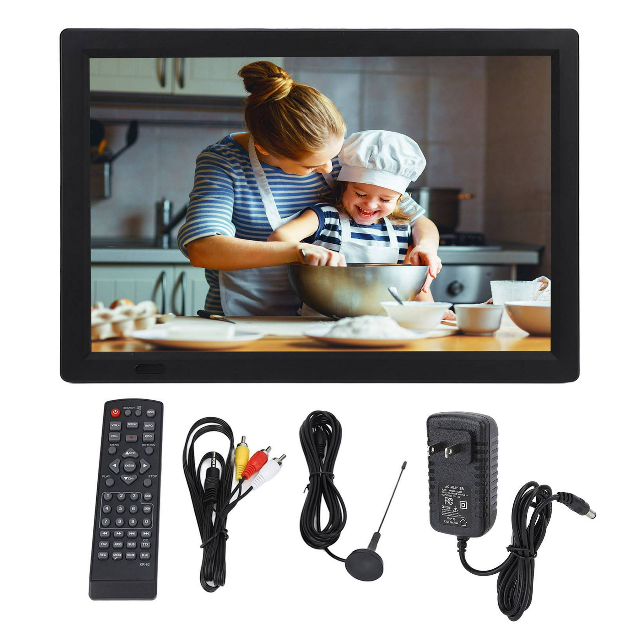 Smart TV de 14 Pulgadas, TV Digital Multifunción Portátil, Misma Función de  Pantalla, Altavoz Inalámbrico Bluetooth para Teléfonos Android, para  Teléfonos iOS y Tabletas Home KTV (Enchufe de la UE) : 