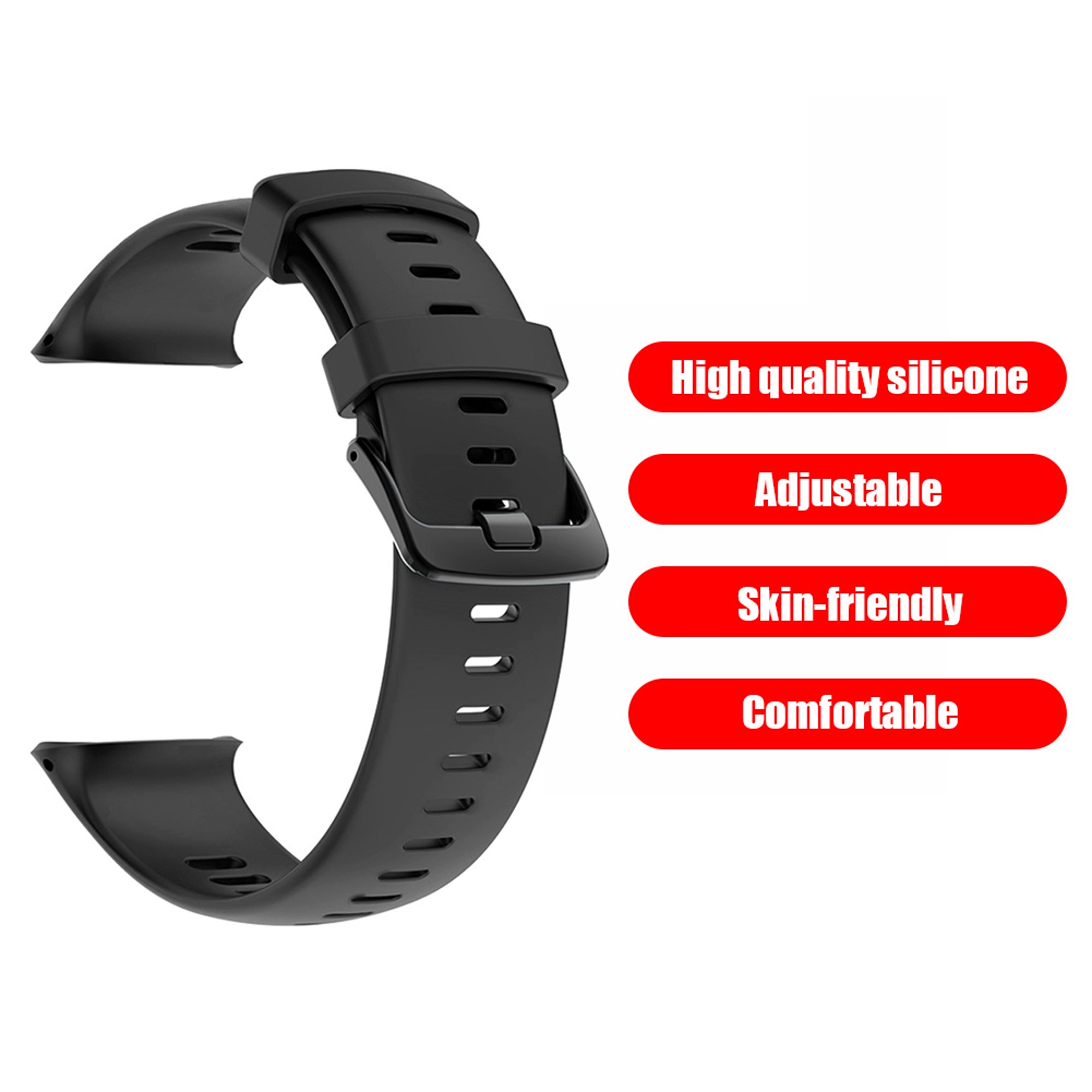 22 Mm Bandas De Reloj Accesorios Para Polar Vantage M Smartwatch Silicona  Correa Pulsera Repuesto