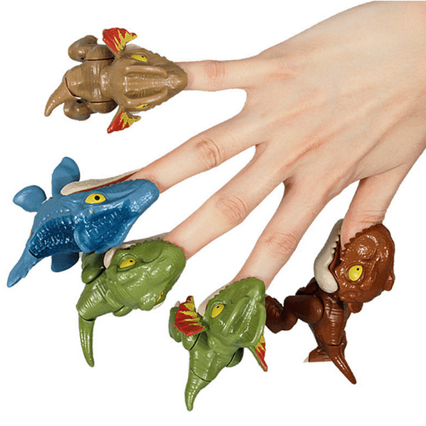 Títeres de dinosaurios que muerden los dedos, dinosaurios de juego para  niños, figuras de criaturas prehistóricas, juguetes de dinosaurios  jurásicos