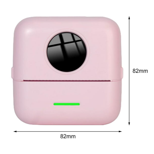 Mini Impresora Térmica Portátil Bluetooth Para Celular Pc Rosa