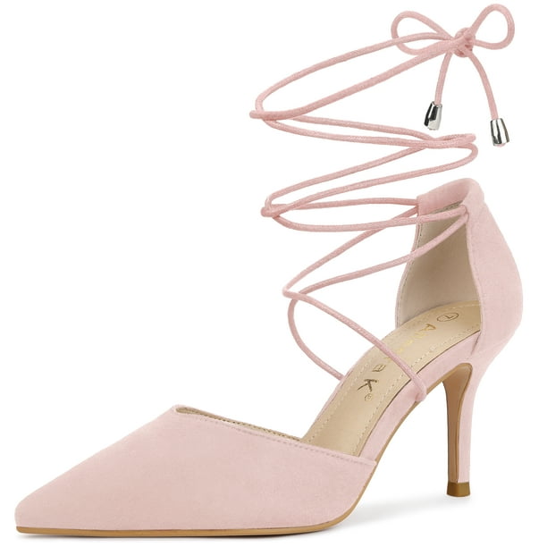 Zapatos de salón para mujer en barniz rosa, tacón de aguja -  BRUNETTE210002033