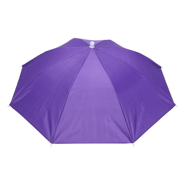 Paraguas de cabeza con banda elástica Paraguas de cabeza impermeable para  pesca al aire libre JShteea El nuevo